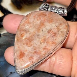 Sunstone Pendant 2 1/2”
